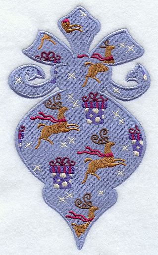 Wrapped Up In Reindeer Ornament