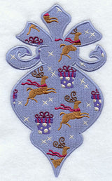 Wrapped Up In Reindeer Ornament