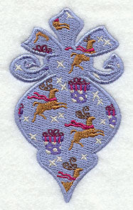 Wrapped Up In Reindeer Ornament