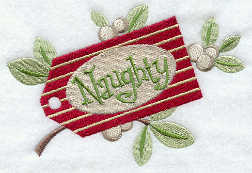 Gift Tag - Naughty