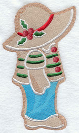 Christmas Cookie Fisherman Fred