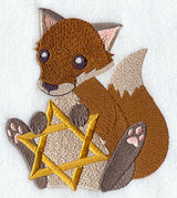 Chanukah Fox with Star of David