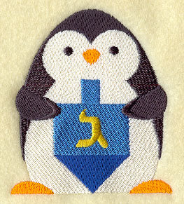 Dreidel Penguin - Gimel