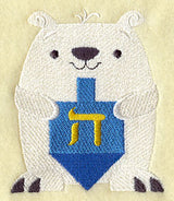 Dreidel Polar Bear - Hei