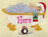 Bathing Mrs. Claus - Hers