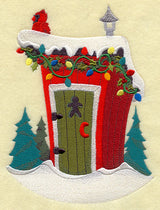 Christmas Outhouse for Santa Claus