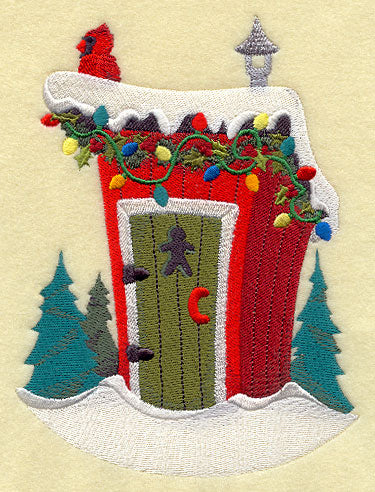 Christmas Outhouse for Santa Claus
