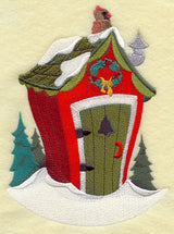 Christmas Outhouse for Mrs. Claus