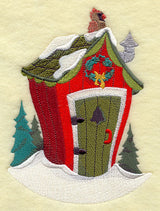 Christmas Outhouse for Mrs. Claus