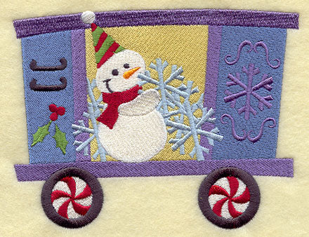 Snowman Train - Snowflake Car