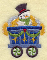 Snowman Train - Garland Car