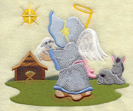 Christmas Pageant Angel Sunbonnet Sue