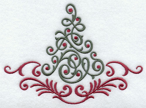 Fa La La Filigree Christmas Tree 1