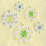 Snowman Stocking Middle - Snowflakes