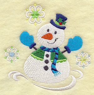 Snowman Stocking Bottom - Snowman