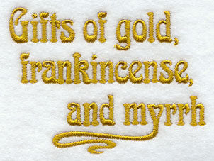 Wise Men Stocking Top - Gifts