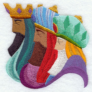 Wise Men Stocking Middle - Balthasar, Caspar, Melchior
