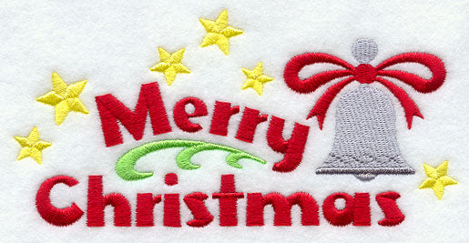 Santa Stocking Top - Merry Christmas