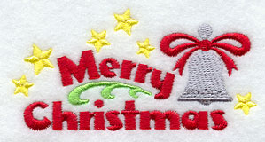 Santa Stocking Top - Merry Christmas