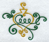 Fa La La Filigree Ornament 3