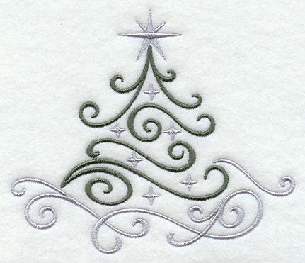 Fa La La Filigree Christmas Tree 2