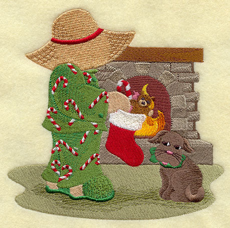 Fisherman Fred with Christmas Stocking