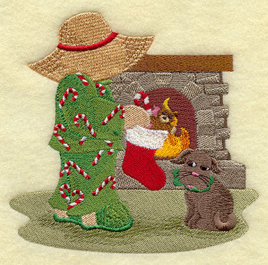 Fisherman Fred with Christmas Stocking