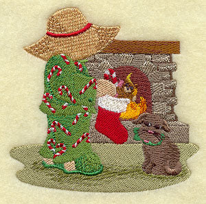 Fisherman Fred with Christmas Stocking