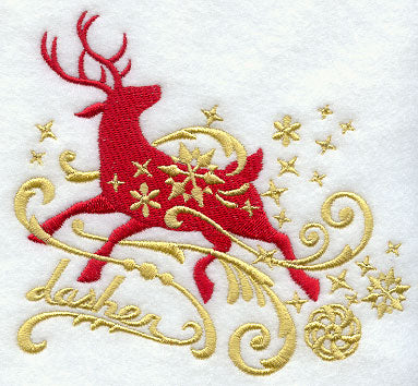 Dasher in Filigree (Facing Left)