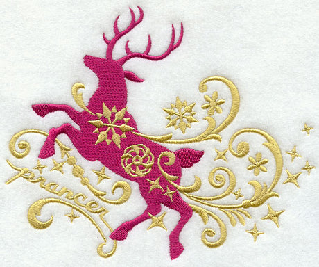 Prancer in Filigree (Facing Left)