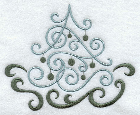 Fa La La Filigree Christmas Tree 3