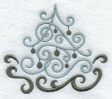 Fa La La Filigree Christmas Tree 3