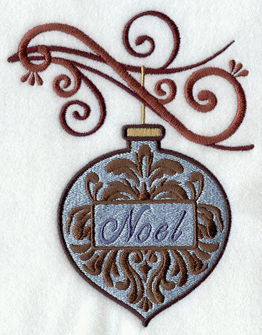 Noel Damask Ornament and Bough