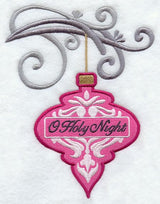 O Holy Night Damask Ornament and Bough