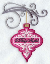O Holy Night Damask Ornament and Bough