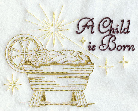 Child is Born with Manger