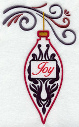 Joy Damask Ornament and Bough