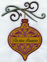 Tis the Season Damask Ornament and Bough