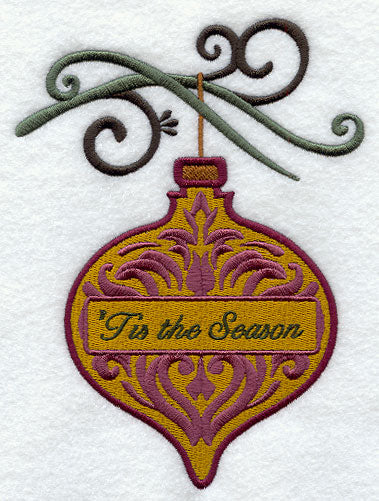 Tis the Season Damask Ornament and Bough