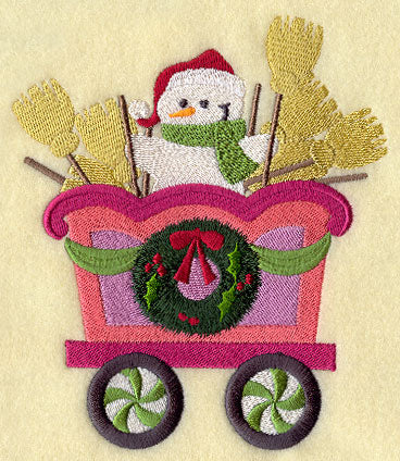 Snowman Train - Brooms Car