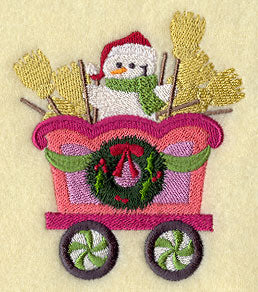 Snowman Train - Brooms Car