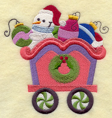 Snowman Train - Ornaments Car 1