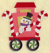 Snowman Train - Candy Canes Car