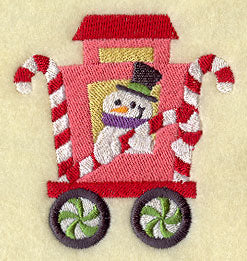 Snowman Train - Candy Canes Car
