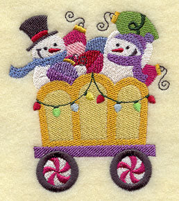 Snowman Train - Ornaments Car 2