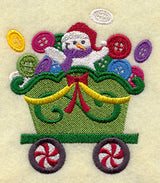 Snowman Train - Button Noses Car