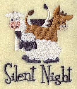 Silent Night with Stable Animals