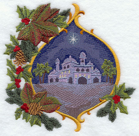 City of Bethlehem with Christmas Foliage
