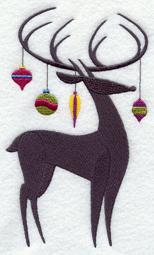 Christmas Deer Silhouette