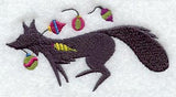 Christmas Fox Silhouette